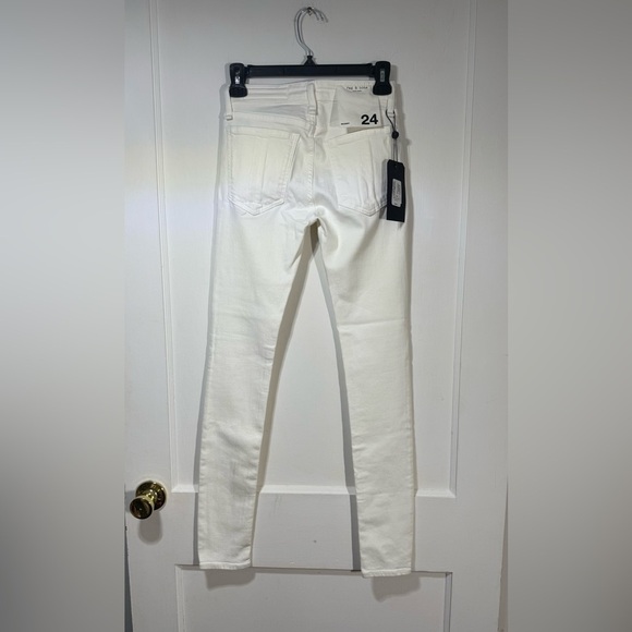 NWT Rag & Bone Woman’s Crisp White Skinny Jeans - Picture 3 of 5
